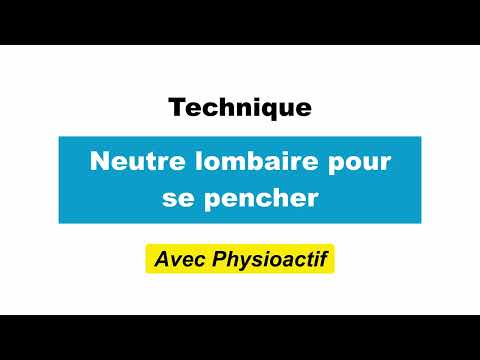 Demonstration: Technique for Bending Over While Keeping Your Back Straight