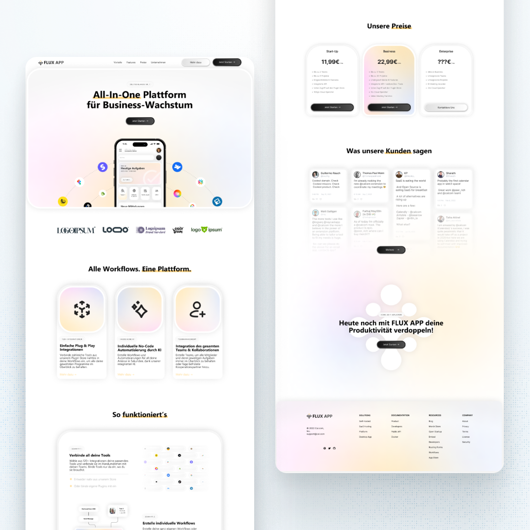 Portfolio Design Showcase - Website