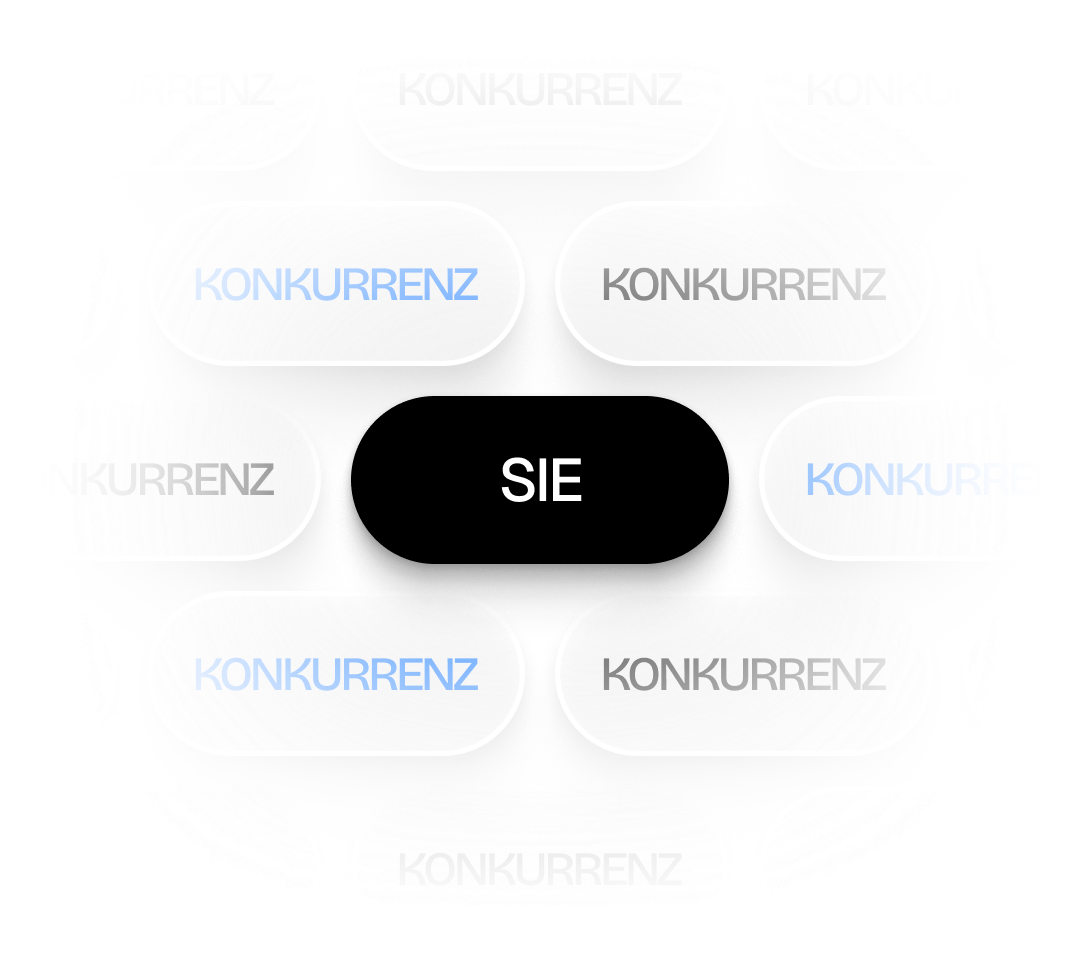 Sie stechen aus der Masse heraus - von der Konkurrenz herausstechen