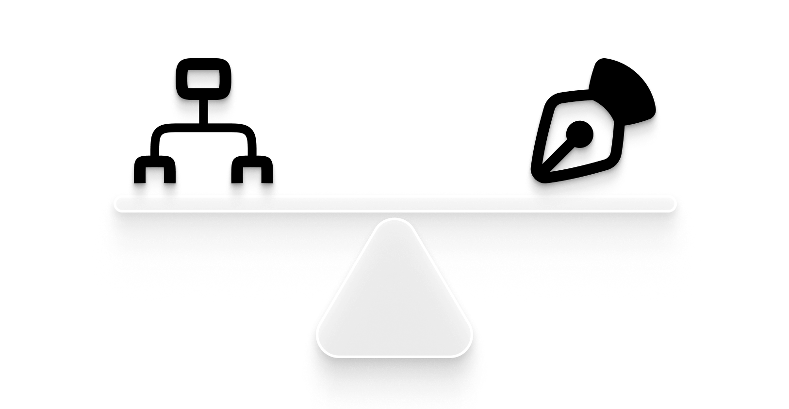 Gleichgewicht zwischen Strategie und Design