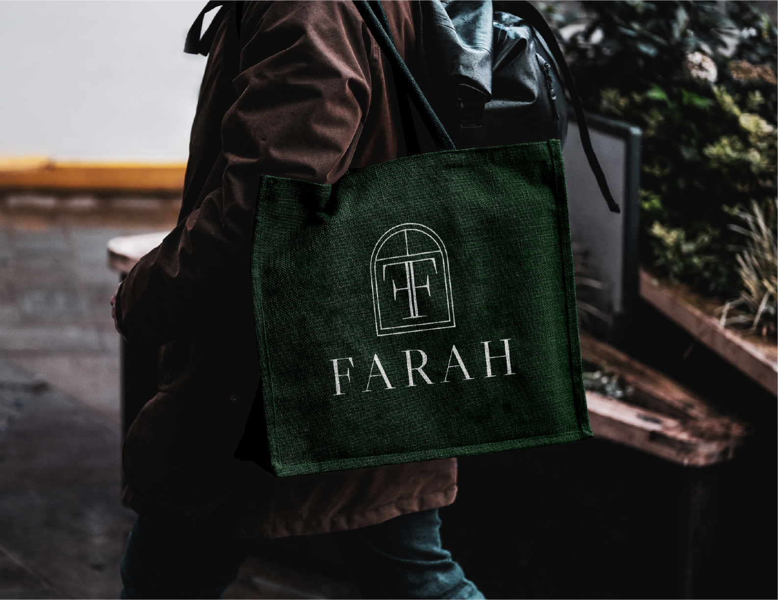 Mockup Farah management, company who rents chalets in Montreal, Quebec. 