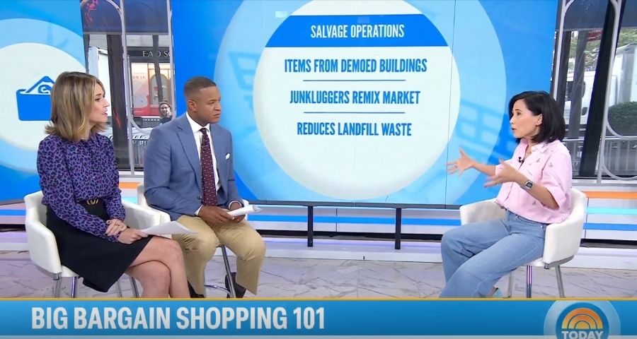 Thumbnail of Today Show with headline "Big Bargain Shopping 101"