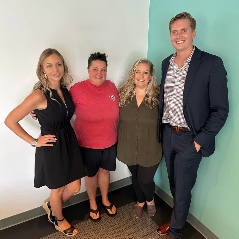 Group photo with Jackson Brower