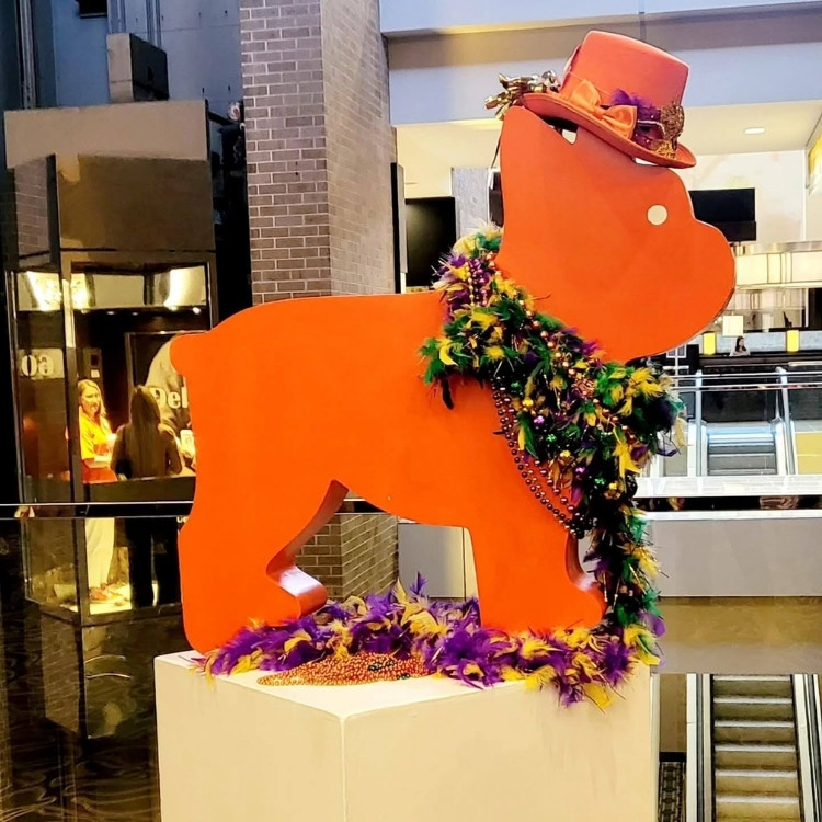 Luke the mascot for NextHome Integrity Realty