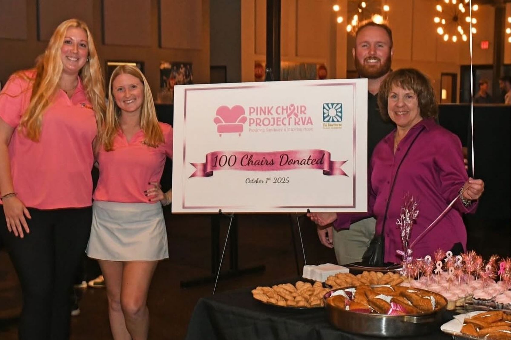 Cavalier Moving team at the Pink Chair event