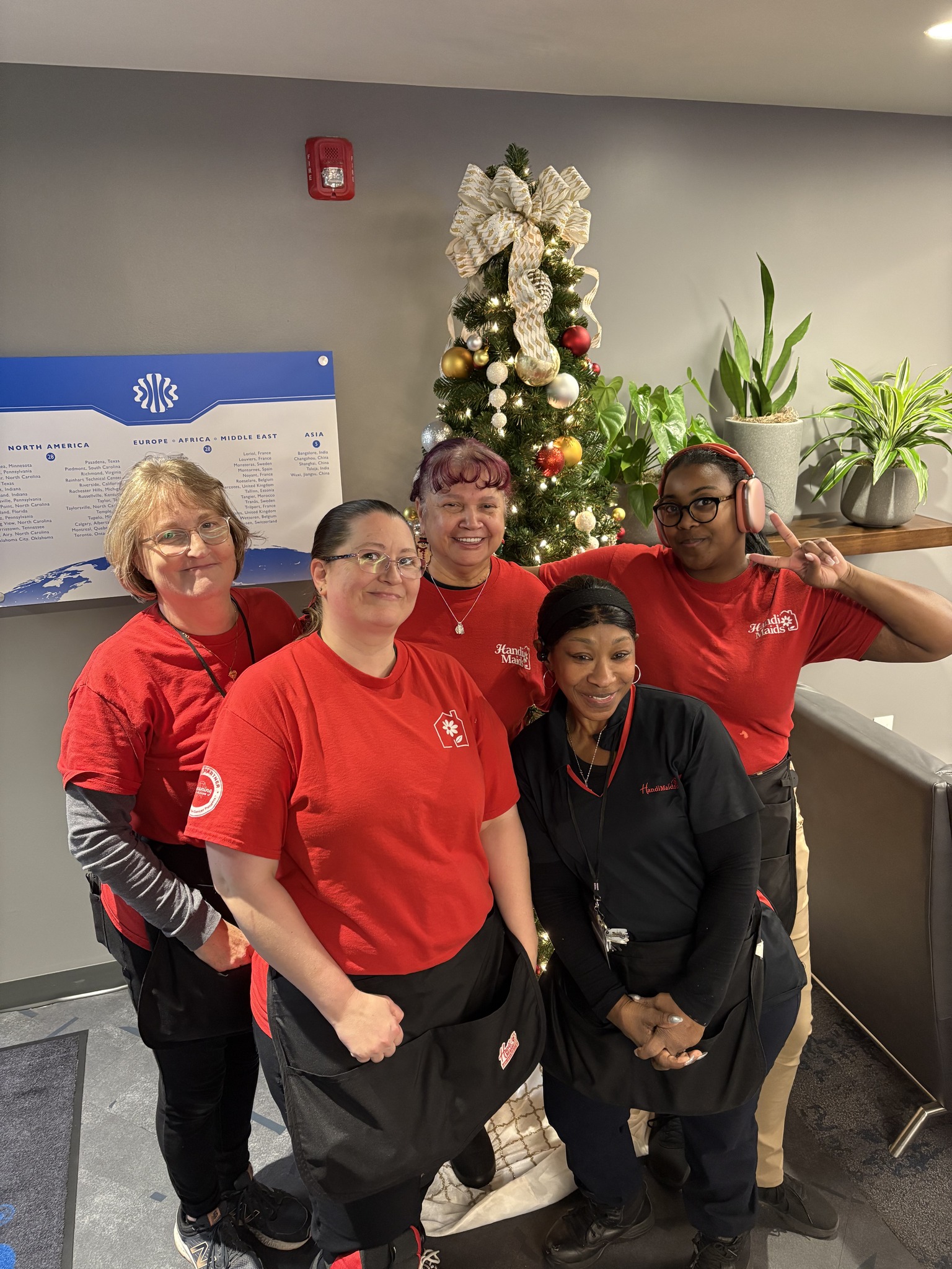 Handimaids at Christmas Party