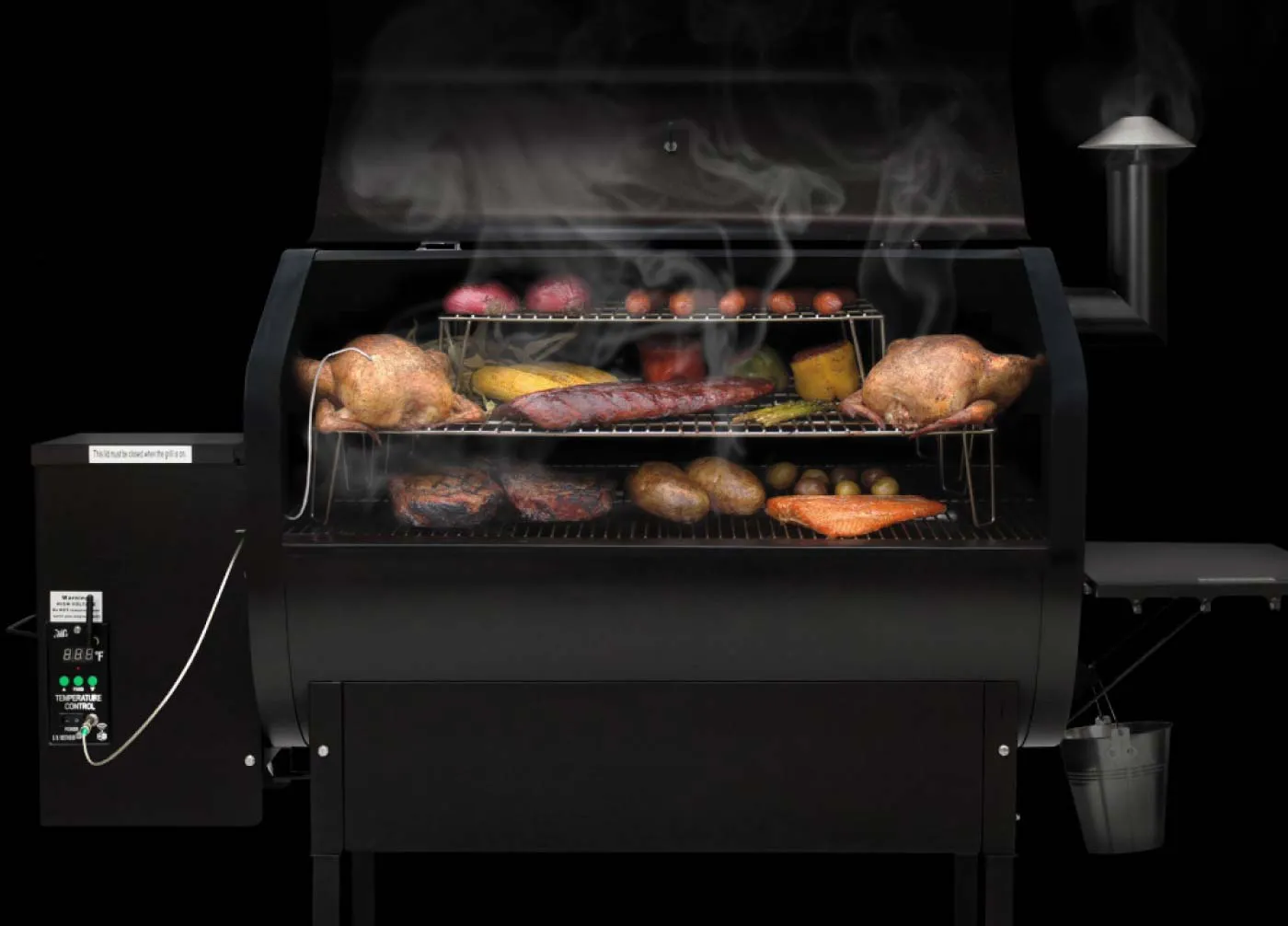 green mountain grill cooking food