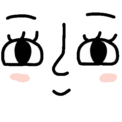 A gif of an avatar that has long black hair, red top and black and white skirt