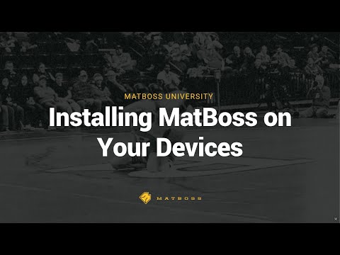 Installing MatBoss on Your Devices