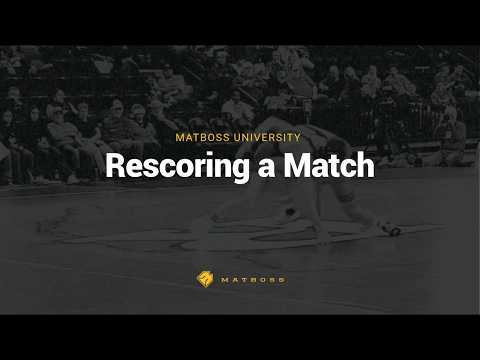 How to Rescore a Match in MatBoss