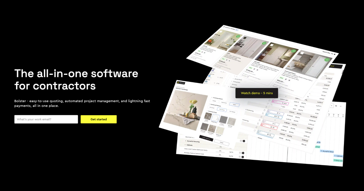 Bolster | Construction Management Software