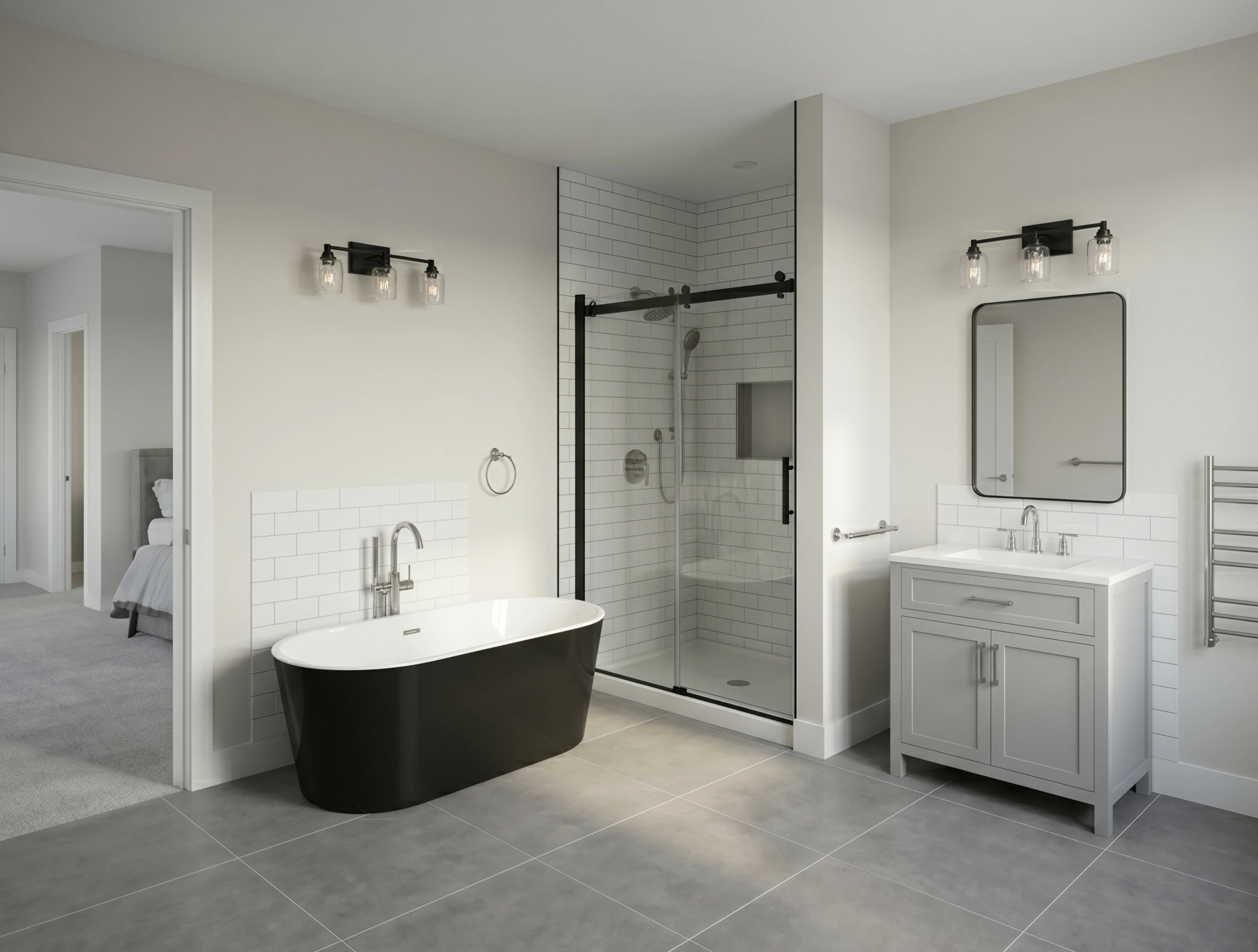Bathroom rendering