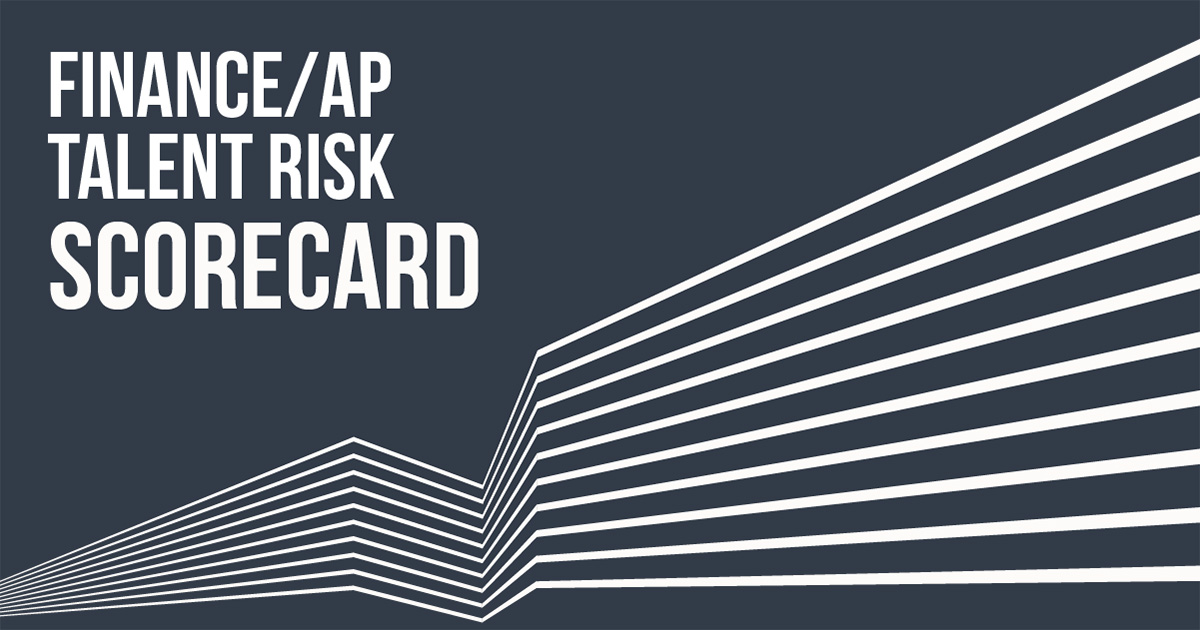 Finance/AP Talent Risk Scorecard
