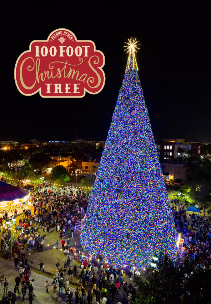 Delray Beach 100 foot Christmas Tree
