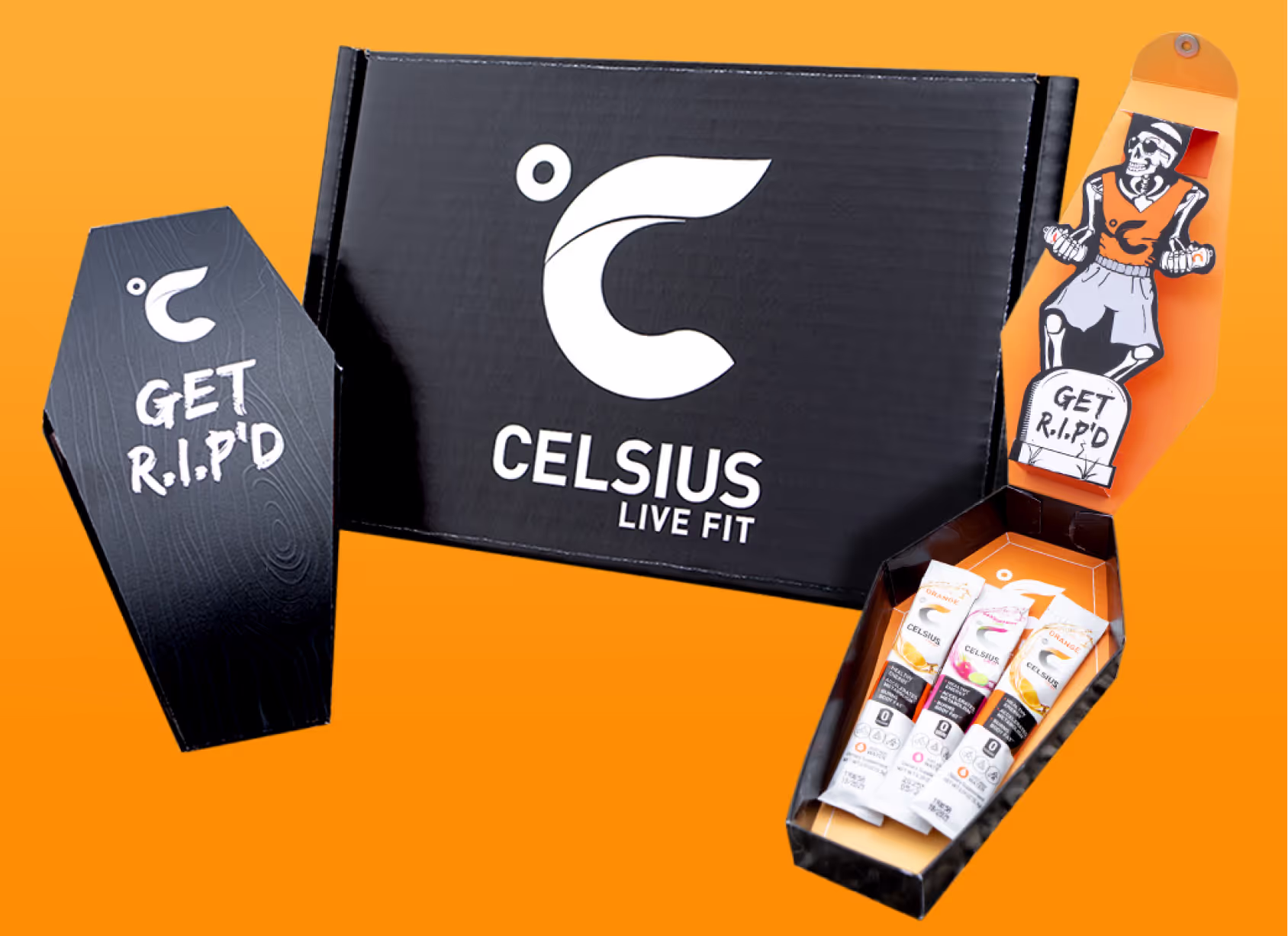 Celsius Live Fit Halloween influencer box