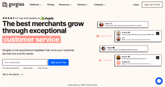 Gorgias : One of the Ecommerce App CPG Brands Should Be Using