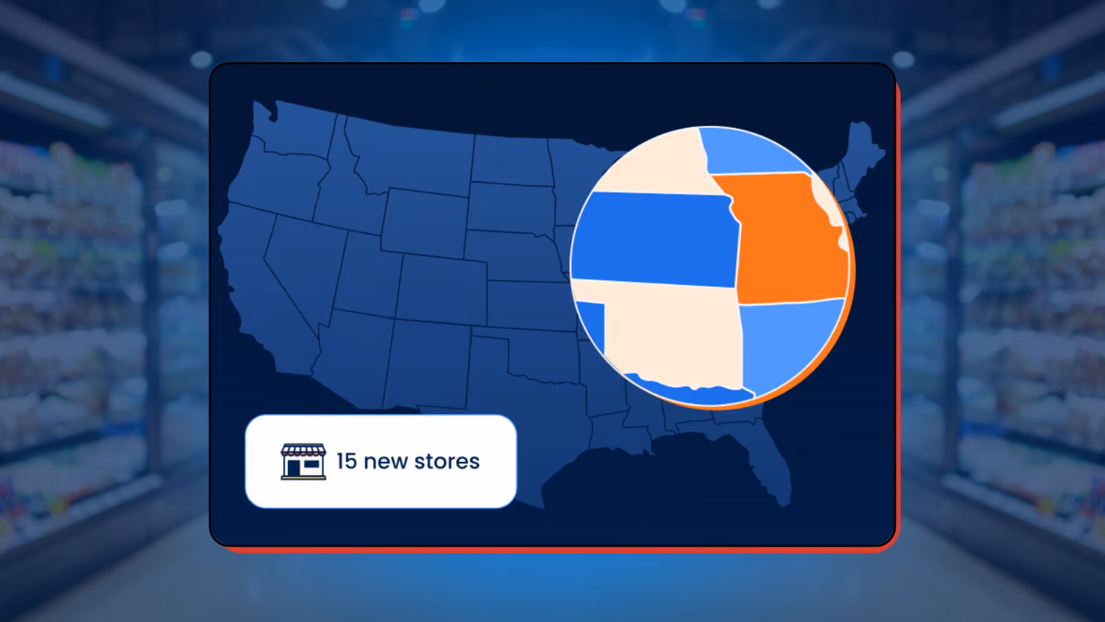 Heat map of shopper demand by DMA with cohort overlays.