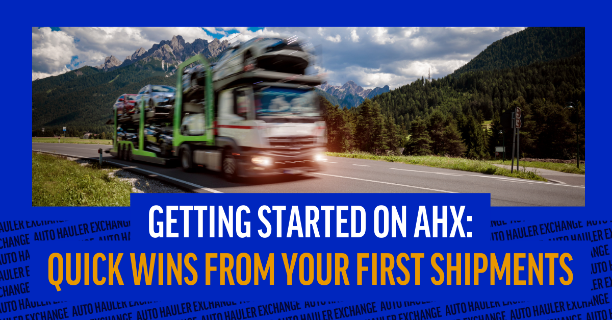 Getting Started on AHX: Quick Wins From Your First Shipments