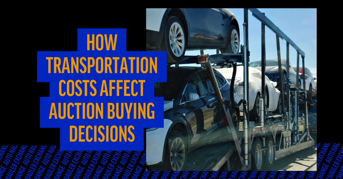 How Transportation Costs Affect Auction Buying Decisions