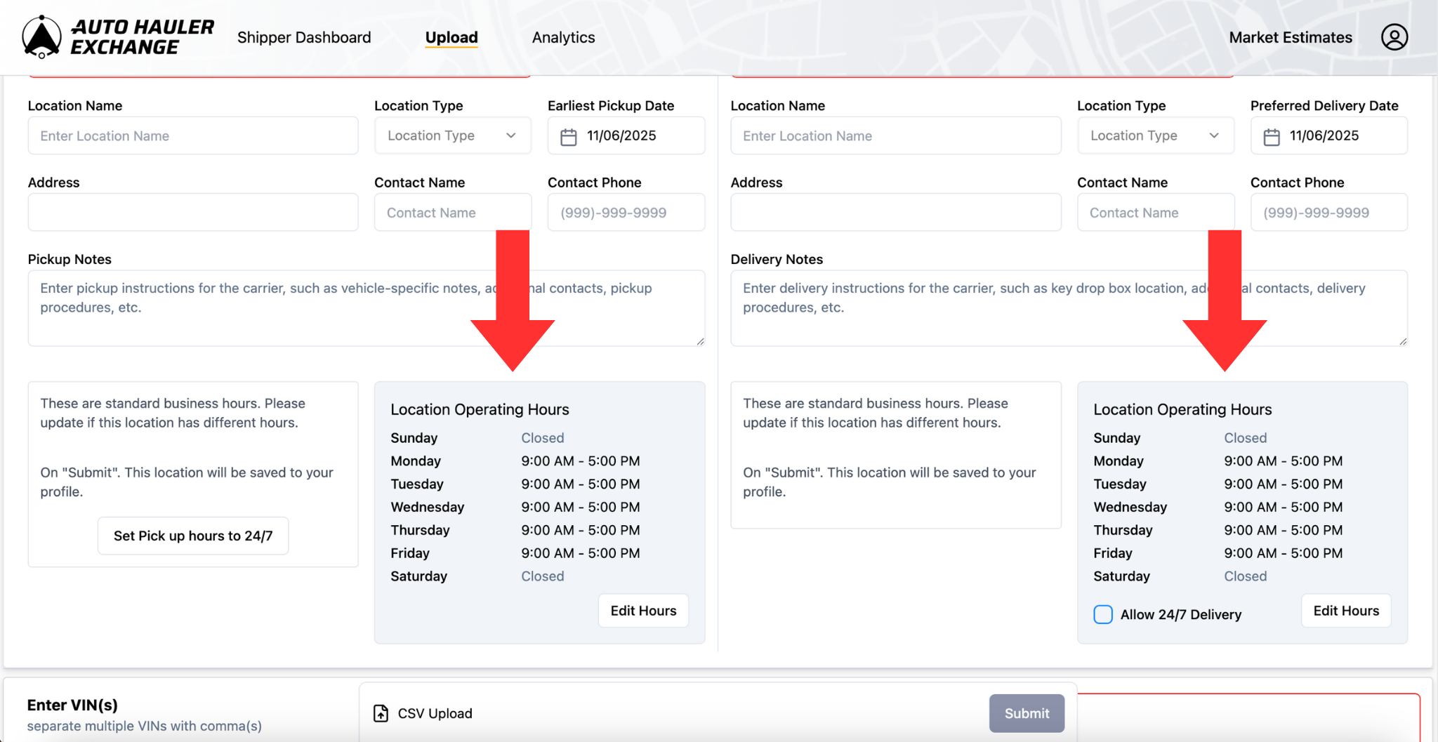 A screenshot from the AHX platform