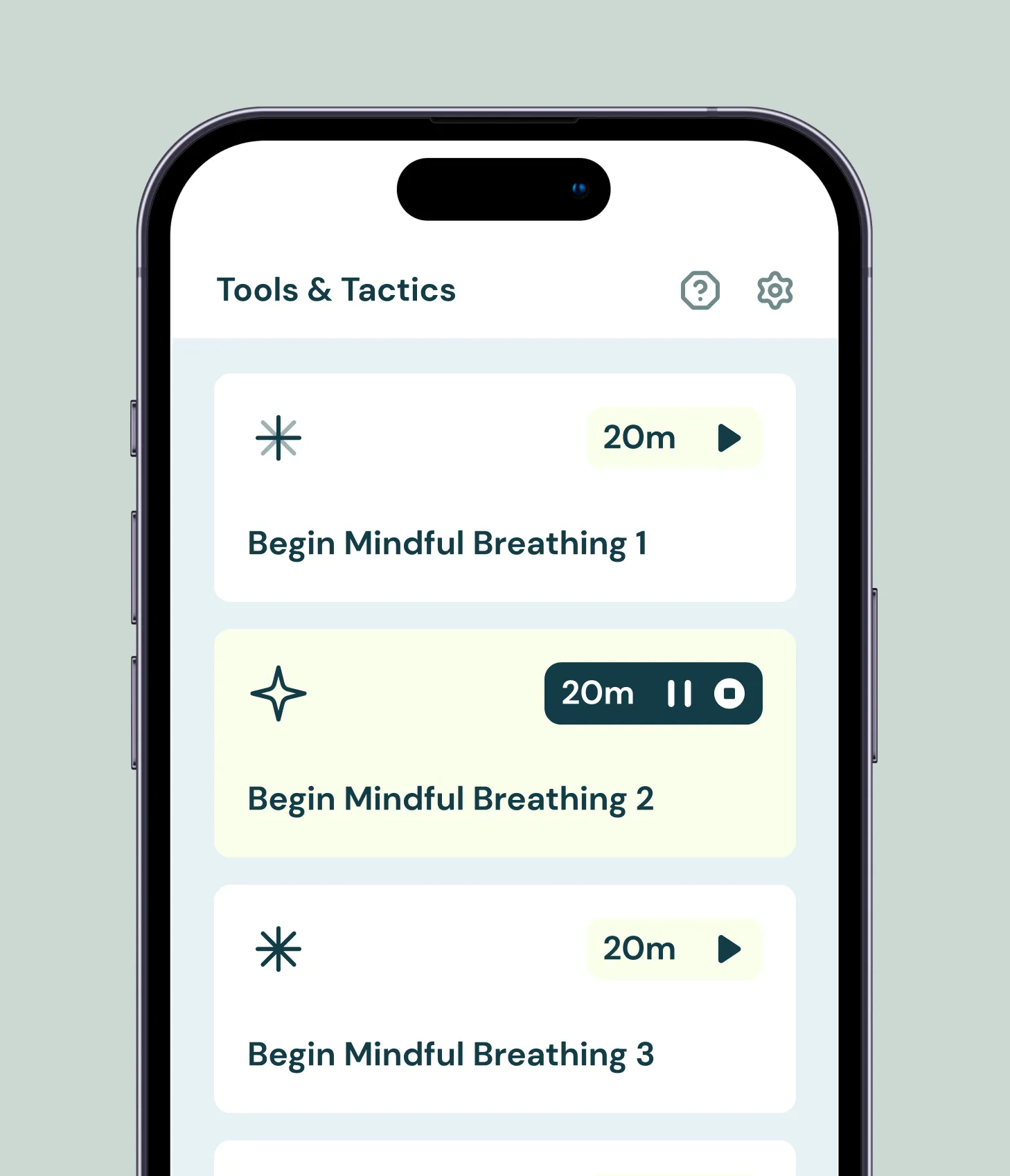 Comigo product screen