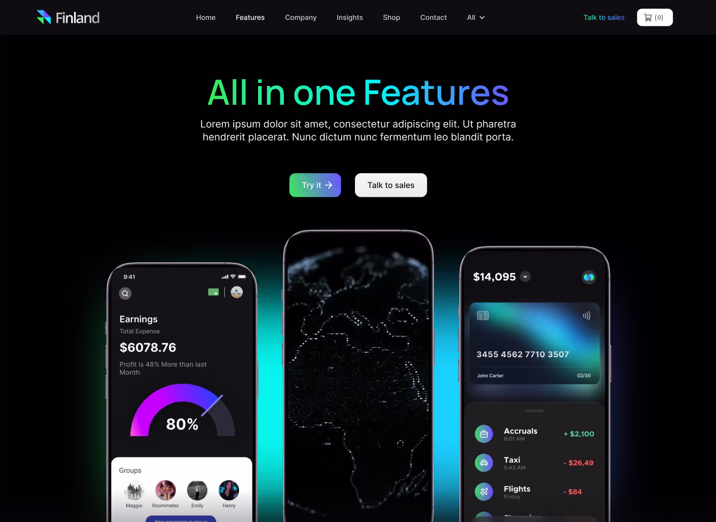 Saas Webflow Template - Finland - Designed by Azwedo.com and Wedoflow.com
