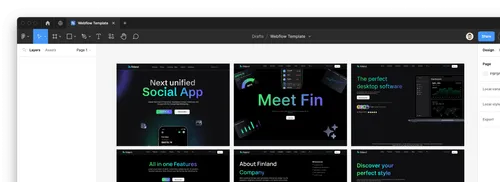 Saas Webflow Template - Finland - Designed by Azwedo.com and Wedoflow.com