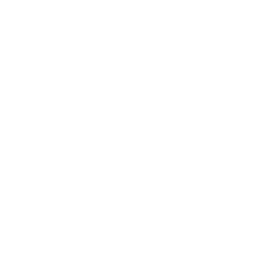 White magnifying glass icon on a black background, symbolizing search.