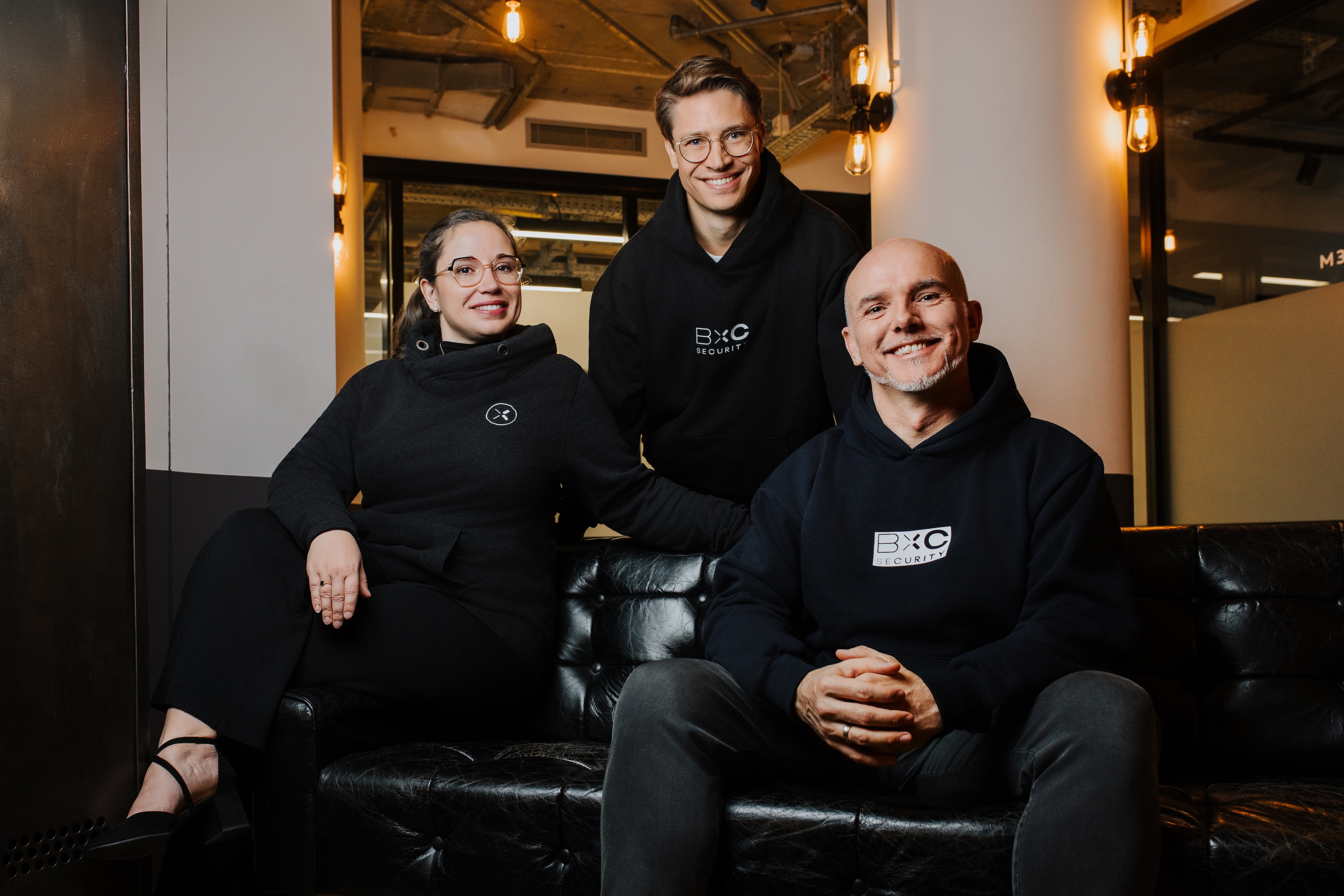 BxC Co-founders and Managing Directors in BxC Hoodies 