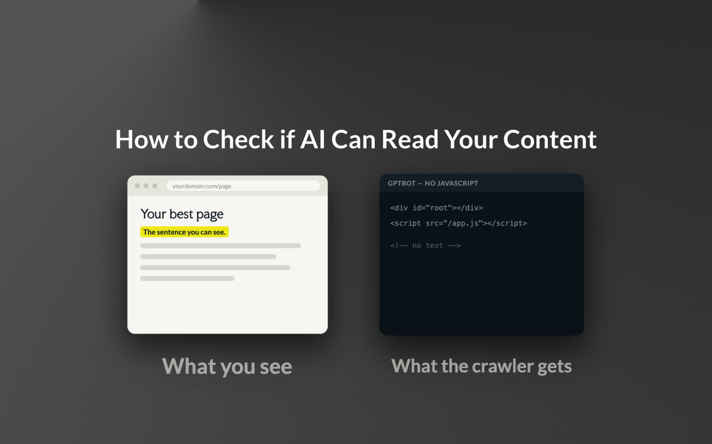 How to Check if AI Can Read Your Content