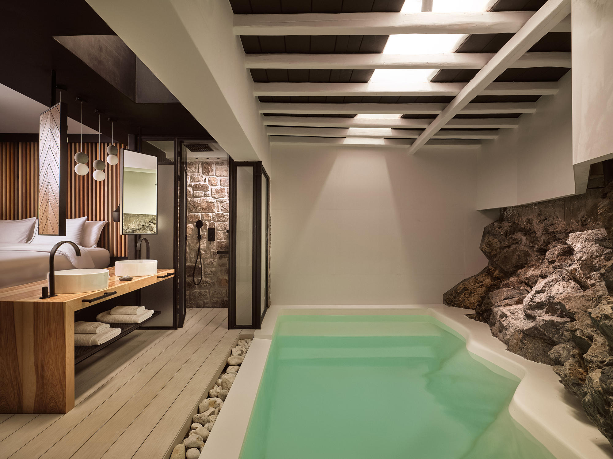 Room with Indoor Mini Pool