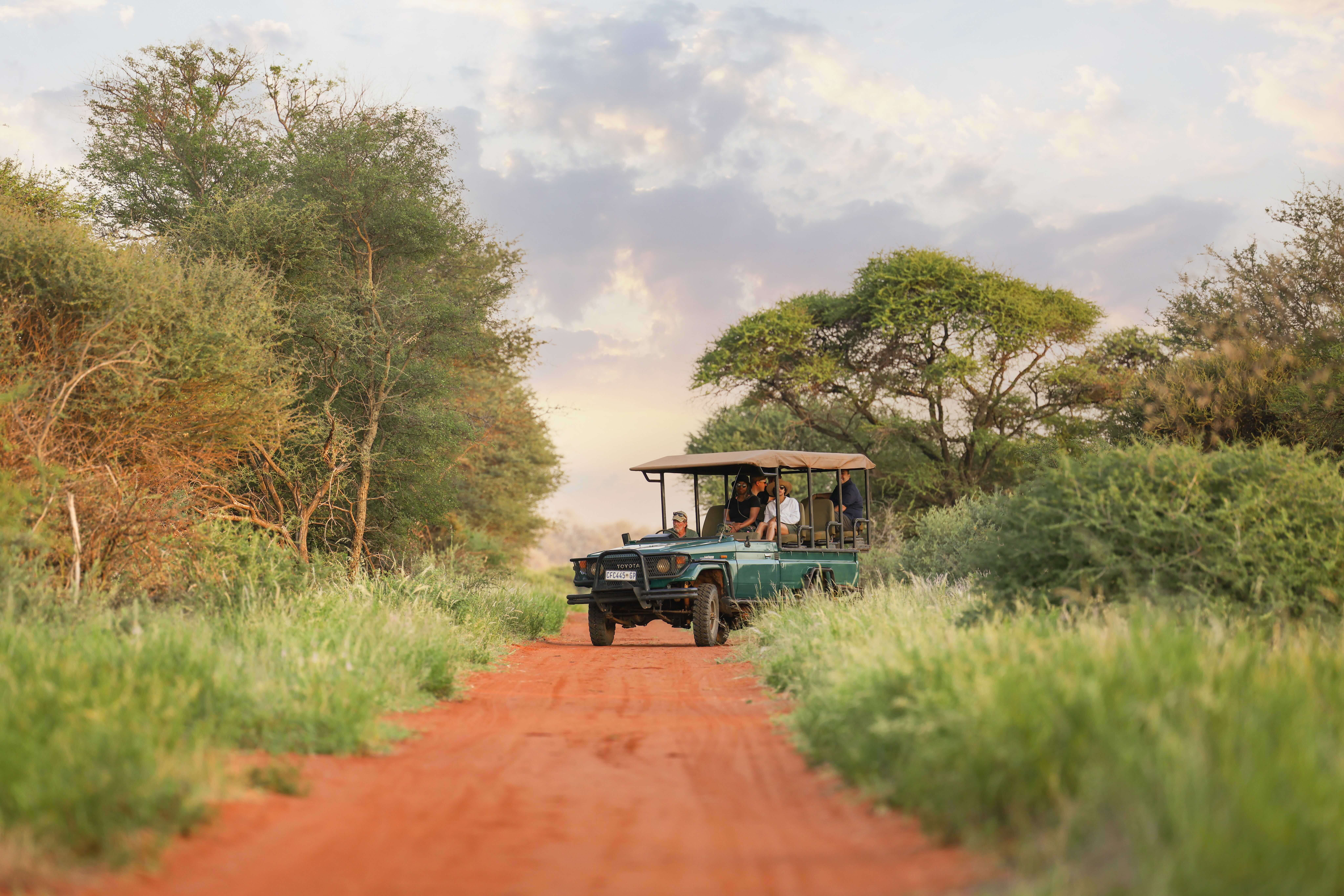 Game drive at Naka Luxury Lodge