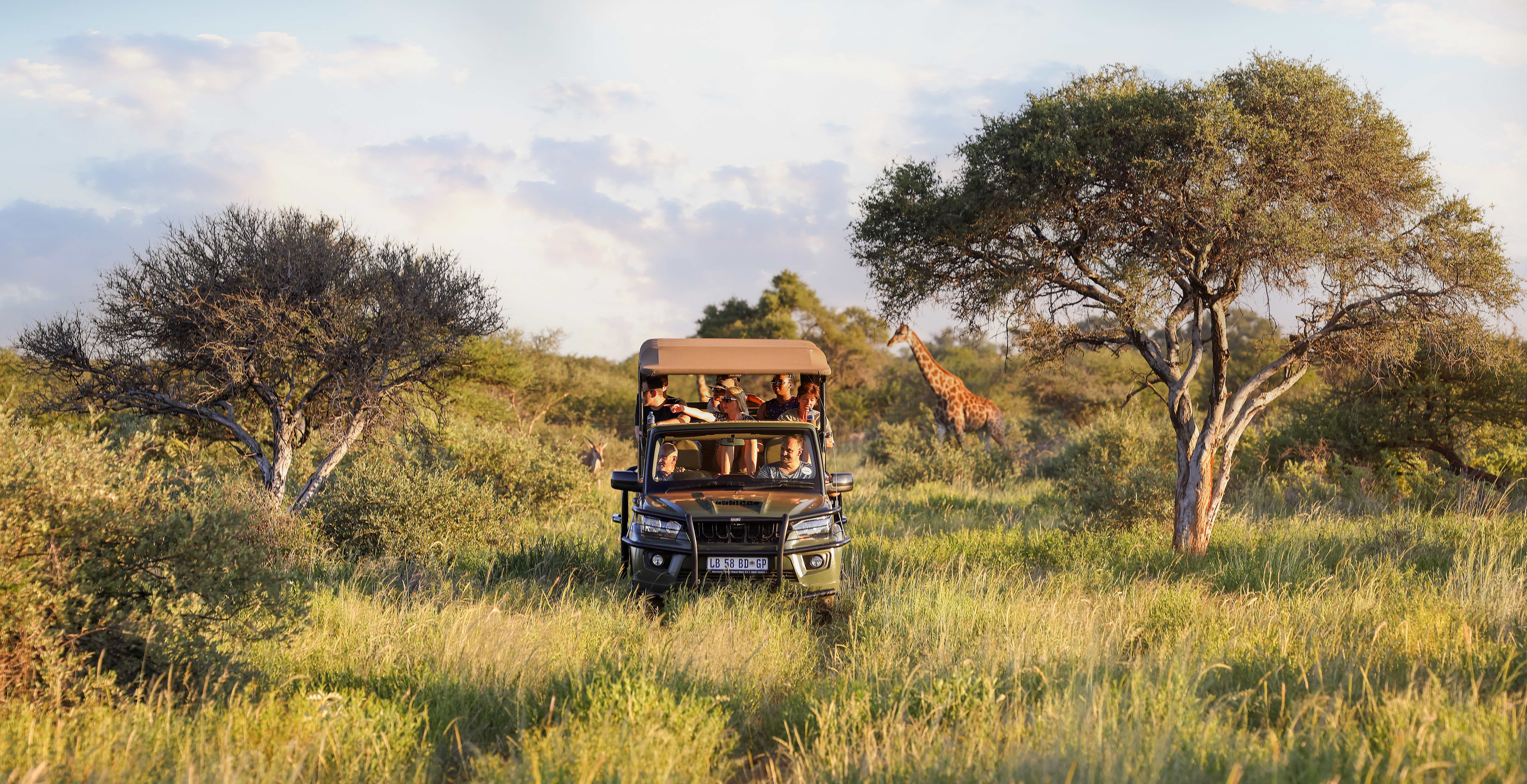 Game drive at Naka Luxury Lodge