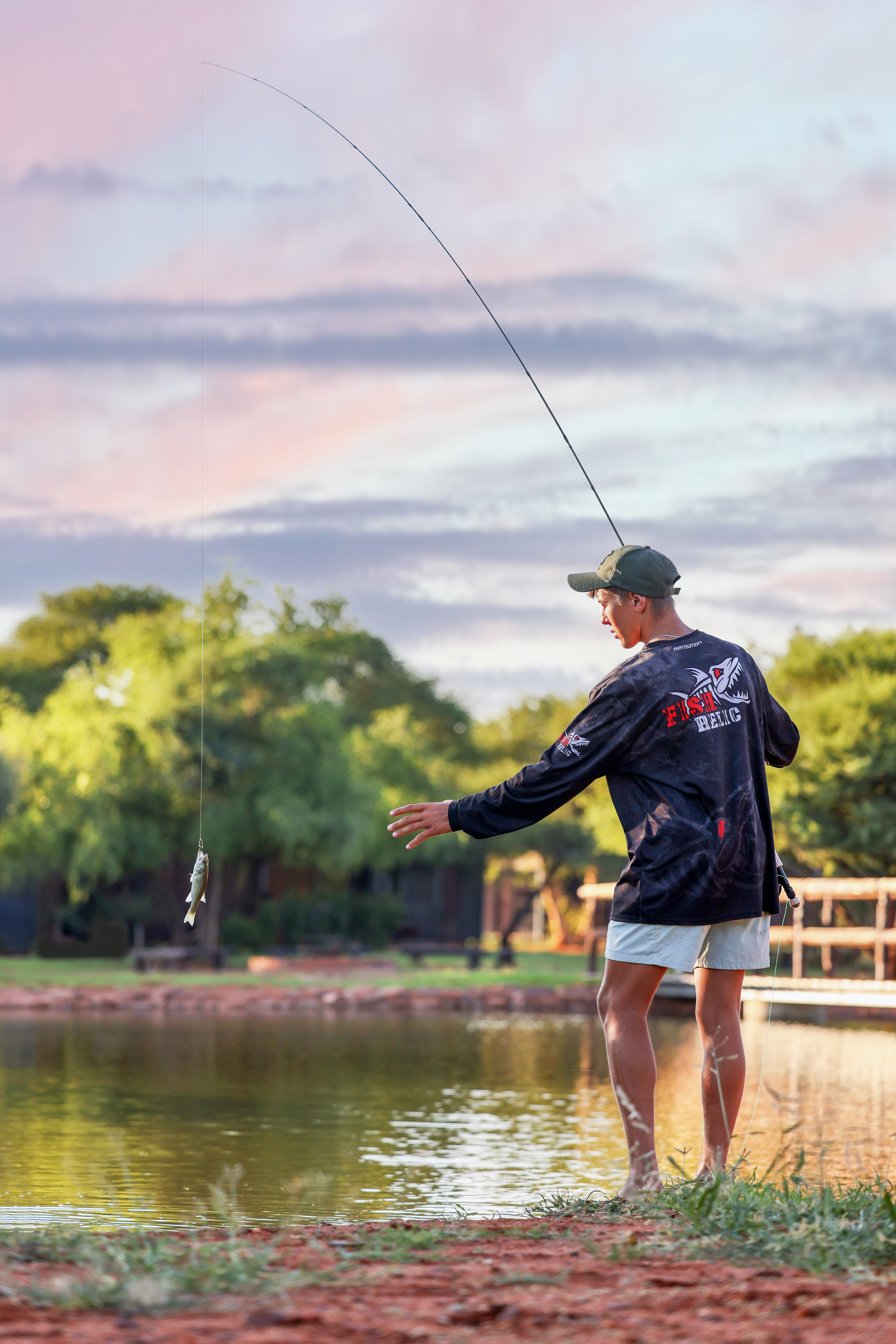 Man fly fishing at Naka luxury Lodge