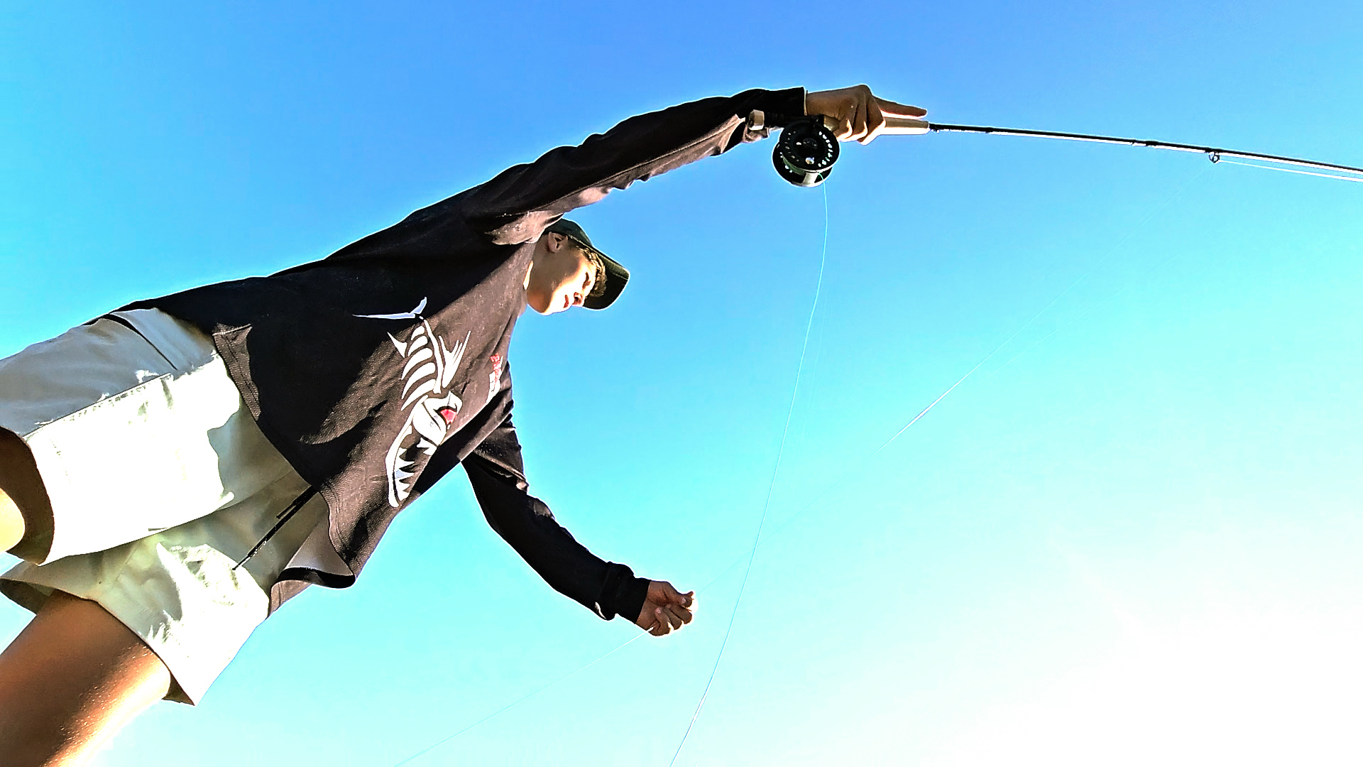 Man fly fishing at Naka luxury Lodge