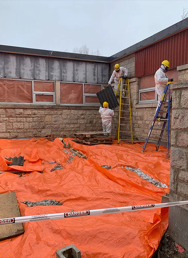 Asbestos remediation services in Chelmsford, MA for residential and commercial properties