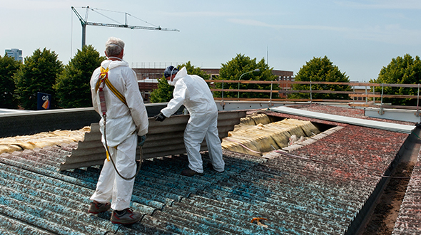 Professional asbestos roofing removal services in NH & MA