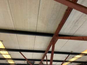 Certified asbestos ceiling tile removal team working in NH & MA