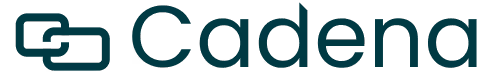 cadena logo, in cadena green transparent with emblem
