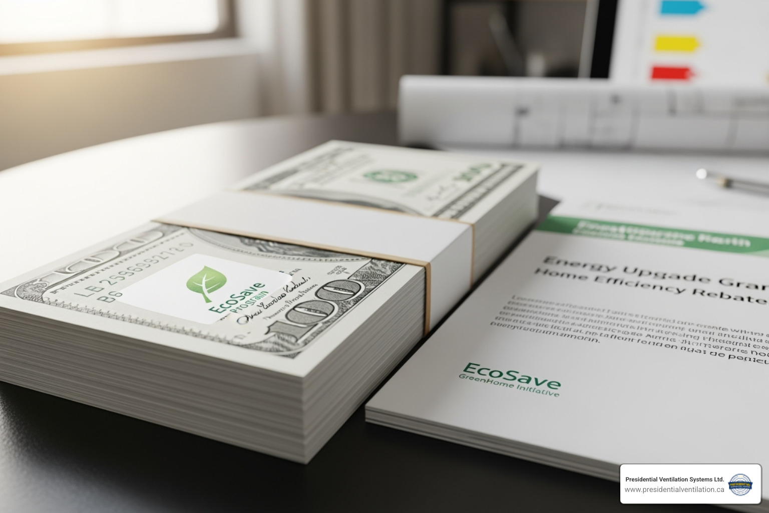 financial savings with government logos - oil to heat pump bedford