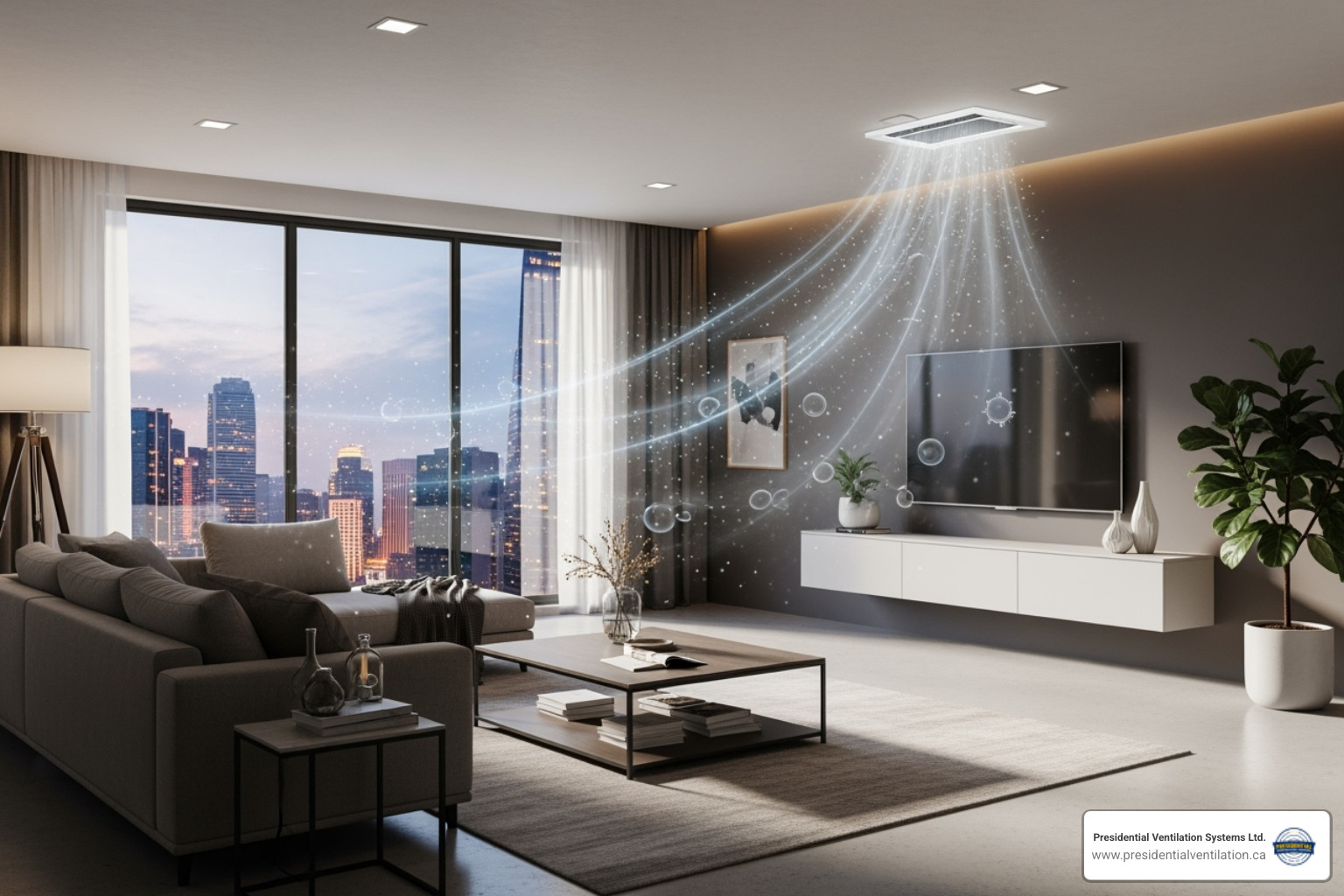 illustrating the removal of indoor air pollutants like dust, dander, and VOCs - hrv installation dartmouth