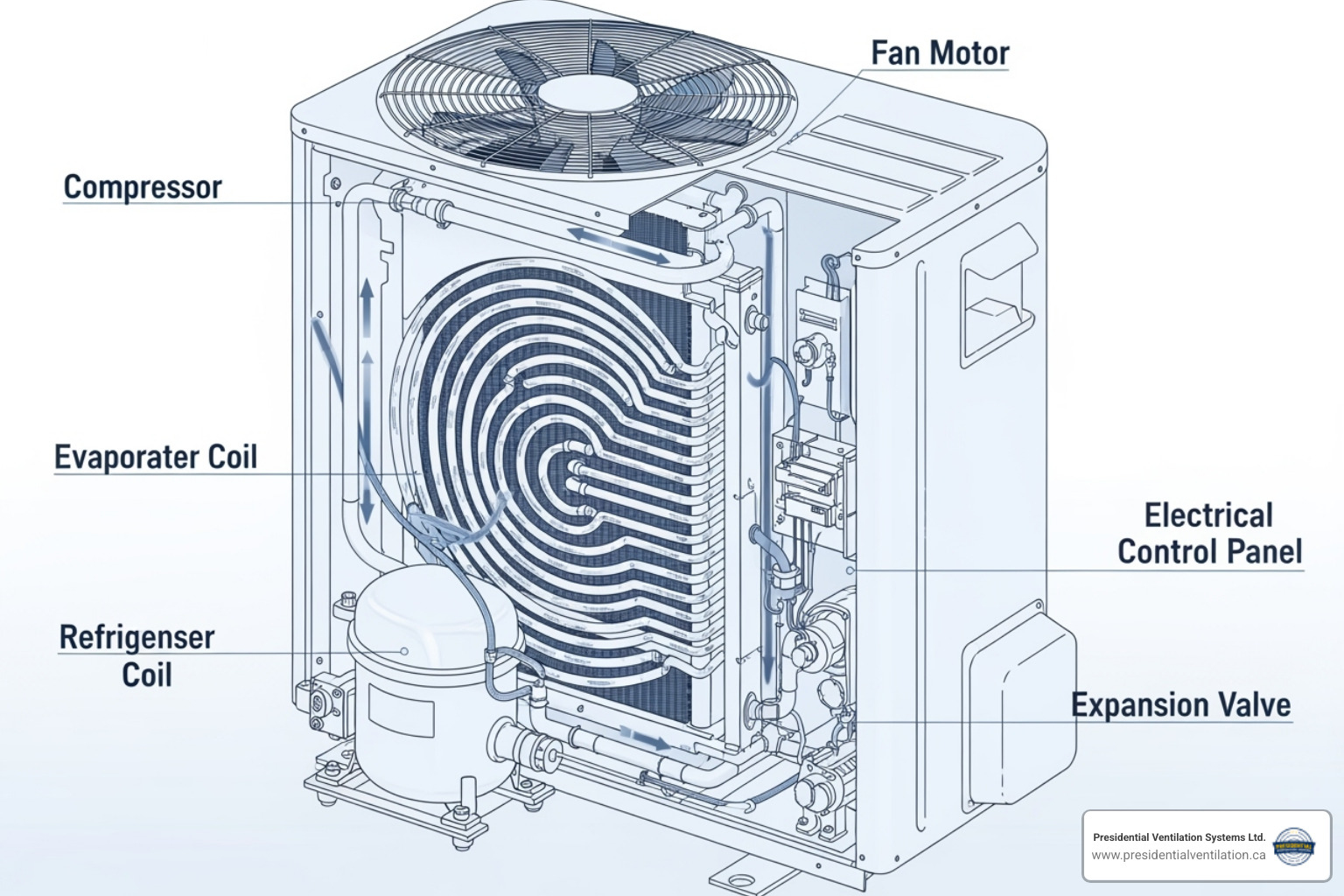 diagram of outdoor heat pump unit - ducted heat pumps making noise in waverley ns