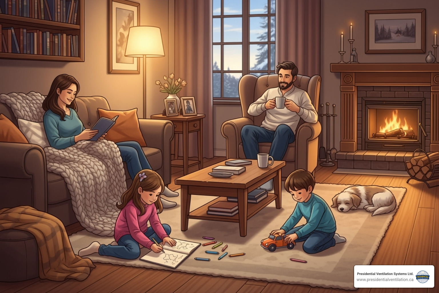 family relaxing in warm living room - furnace replacements replacement in berwick ns family relaxing in warm living room - furnace replacements replacement in berwick ns