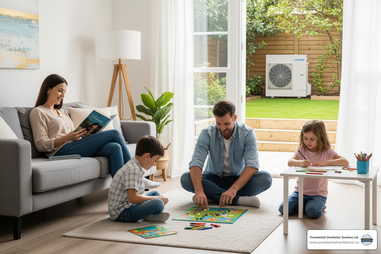 infographic showing the benefits of professional central heat pump installation including lower energy bills, year-round comfort, proper sizing, warranty protection, rebate eligibility, and long system lifespan - best central heat pump installation in mount uniacke, ns