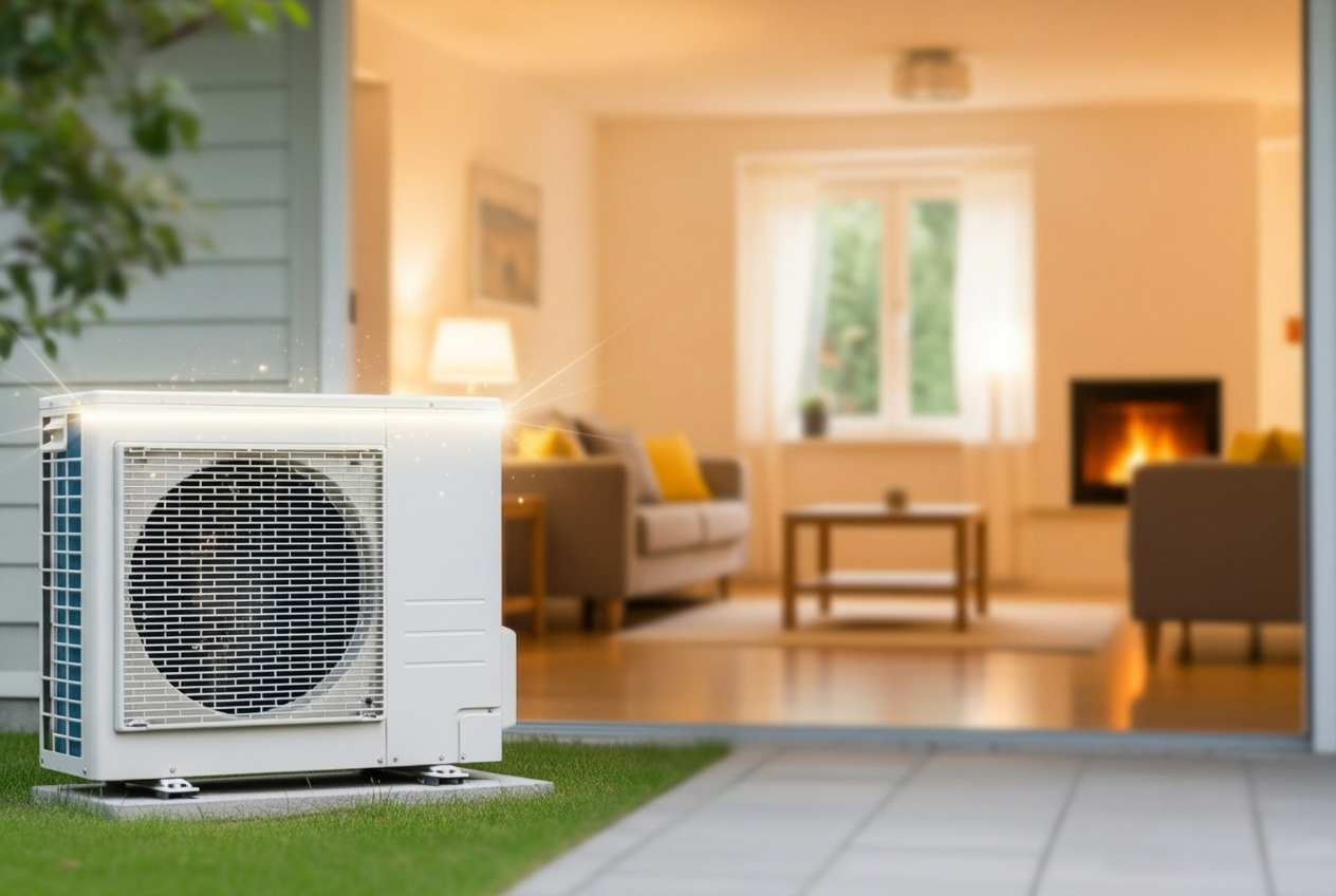 infographic showing the benefits of regular central heat pump maintenance including improved efficiency, extended lifespan, lower energy bills, better air quality, and prevention of costly breakdowns, with a comparison of maintained versus unmaintained systems over time - central heat pump maintenance in east dover, ns