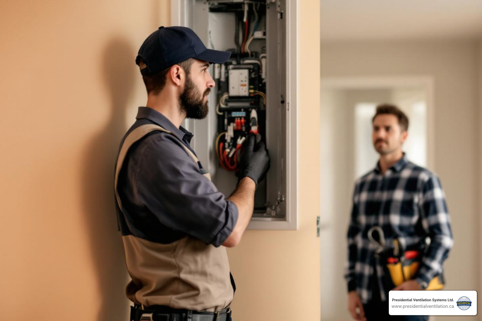 Infographic showing emergency electrical response steps: 1. Assess the danger level and evacuate if you see fire or smoke, 2. Shut off power at the main breaker if safe to access, 3. Unplug devices from affected circuits, 4. Call a licensed emergency electrician immediately, 5. Do not attempt DIY repairs on electrical systems, 6. Wait for professional help in a safe location away from the problem area - emergency electrical in lower sackville, ns