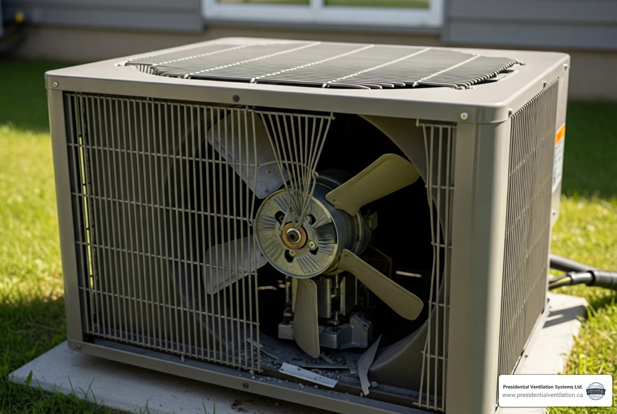 My heat pump fan is broken. Who can I call for a heat pump fan replacement near me in Dartmouth?