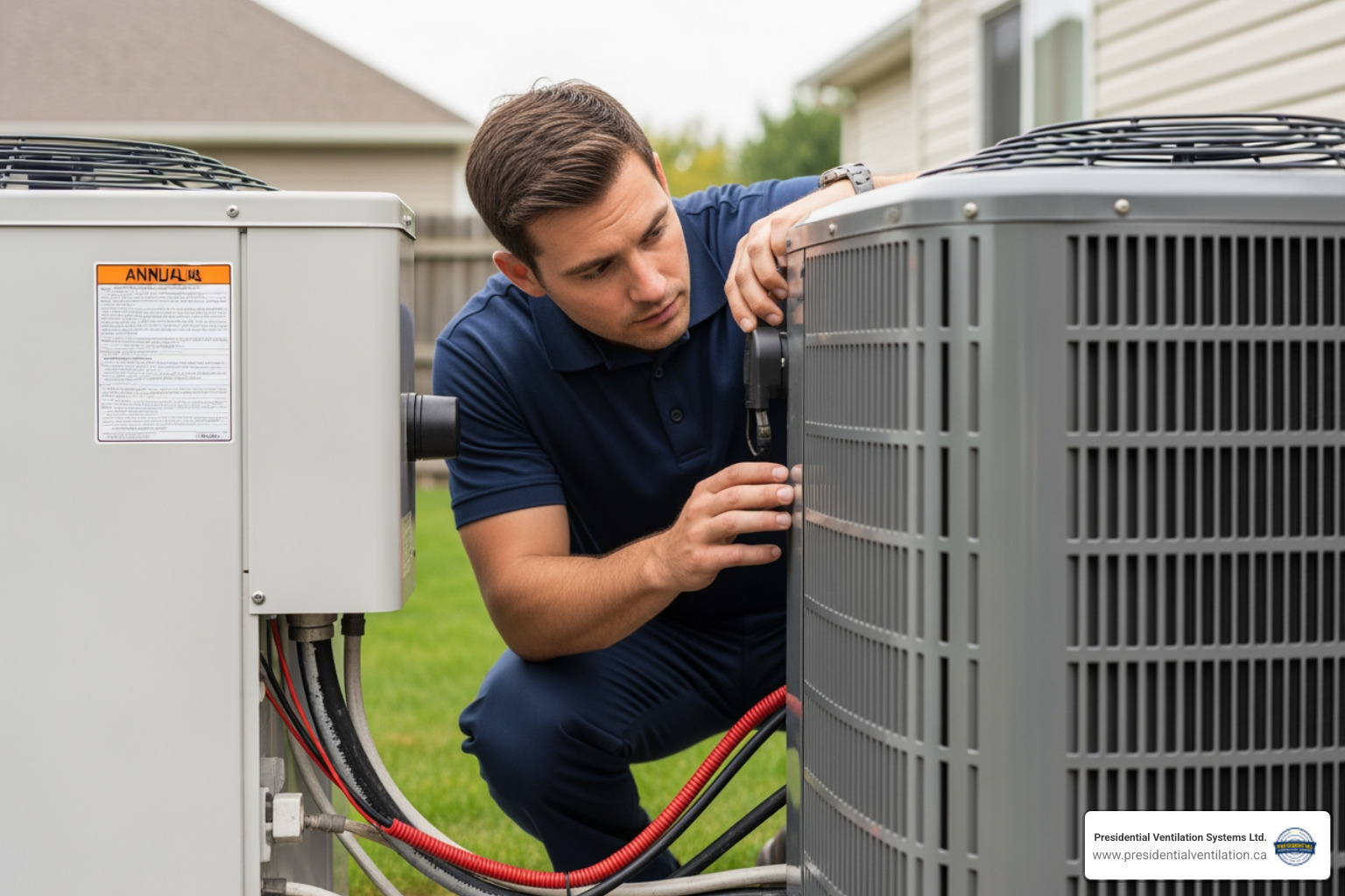 infographic showing annual maintenance schedule with monthly filter checks, seasonal outdoor unit clearing, and yearly professional inspection including refrigerant check, coil cleaning, electrical testing, and airflow measurement - central heat pump maintenance beaver bank ns infographic showing annual maintenance schedule with monthly filter checks, seasonal outdoor unit clearing, and yearly professional inspection including refrigerant check, coil cleaning, electrical testing, and airflow measurement - central heat pump maintenance beaver bank ns