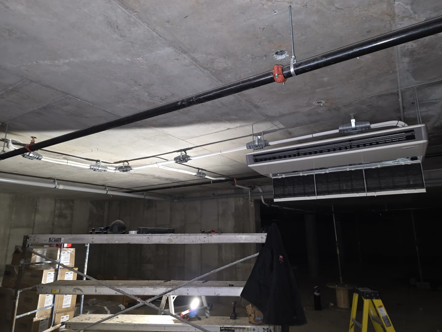 worn commercial ventilation components requiring maintenance