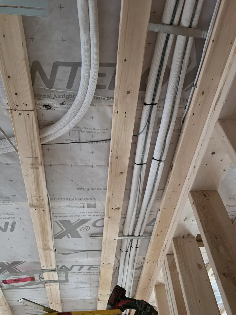 High quality home insulation installation in Nova Scotia new build High quality home insulation installation in Nova Scotia new build